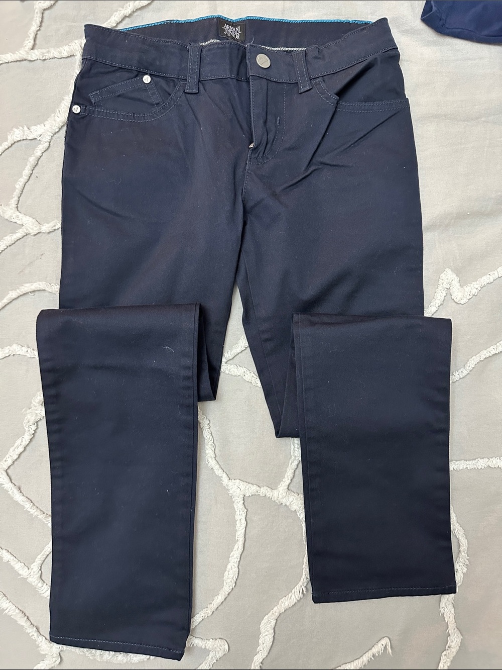 Armani Junior Navy Blue Kids Jeans